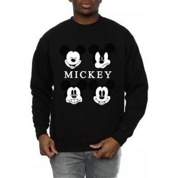 Sudadera Negra Mickey Mouse Cuatro Caras Hombre