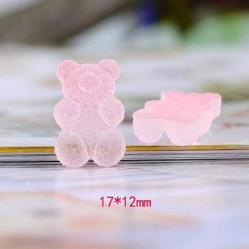 Kawaii Flat Back Gummy Bear Cabochons