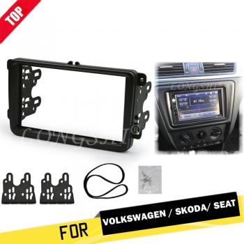 Double Din Dash Trim for Volkswagen Touran Caddy SEAT Skoda Fabia Octavia 2
