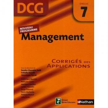 Management DCG Epreuve 7 : Corrigés des applications