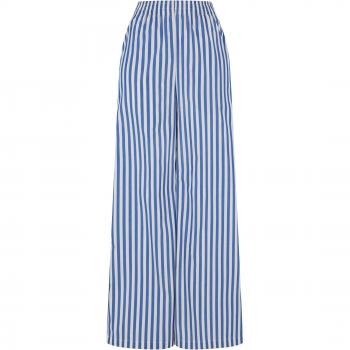 Pantalone Urban Classics a righe azzurro e bianco taglia M