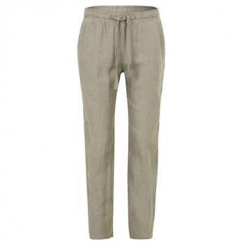 Cartoon Damen Leinenhose unifarben