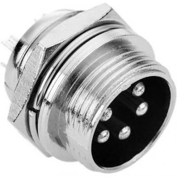 Conector BeMatik GX16 macho 5 pines
