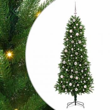 VidaXL 300‑LED Green Christmas Tree, 240 cm Tall, Stand Provided