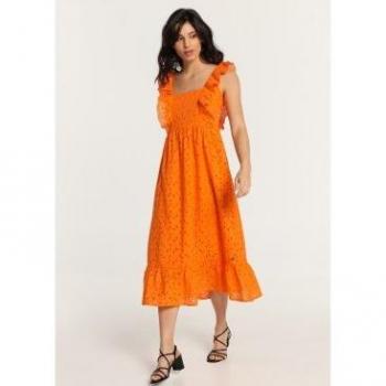Lois Jeans Vestito Midi Senza Maniche 10967 Orange XS