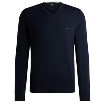 Boss Pullover Baram-L 50476363 Dunkelblau Slim Fit XL Herren