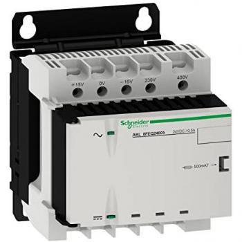 Trafogleichrichter 0,5A 24VDC 230/400V ABL8FE Schneider Electric