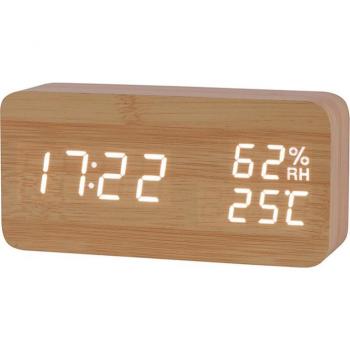 JINSUN Electronic Table Clock with Temperature Display