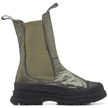 Duuo Soul Puffy Damen Stiefel in Olivgrün
