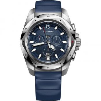 Victorinox Reloj de hombre Inox V241984 de caucho con correa azul