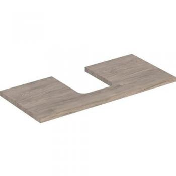 Plan de lavabo Geberit One, Noyer Hickory, 105 x 3 x 47 cm