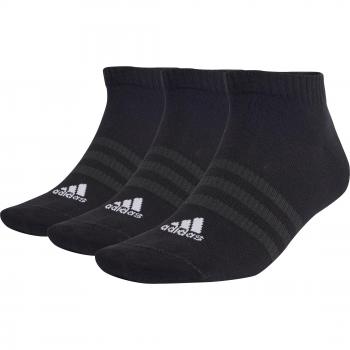 Adidas Kids’ Thin‑Light Low‑Cut Sock Bundle (3 Pair) – Noir Unisex 31/33