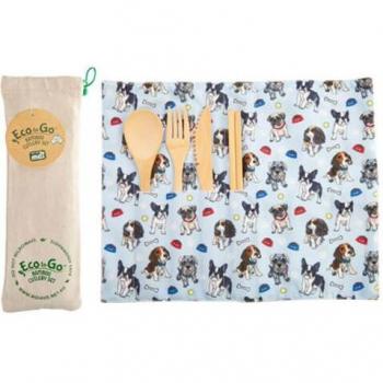 Green Paws Bamboo Cutlery Set
