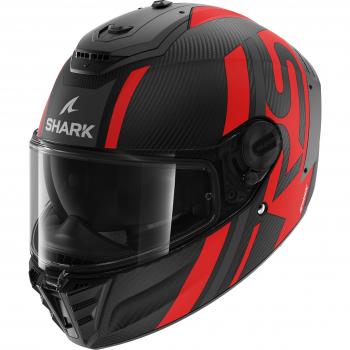Shark Spartan RS Shawn Carbon Casque Noir Rouge 2XL