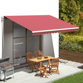 Écran de Jardin Bordeaux Rouge 4,5 × 3,5 m – Tissu de Remplacement