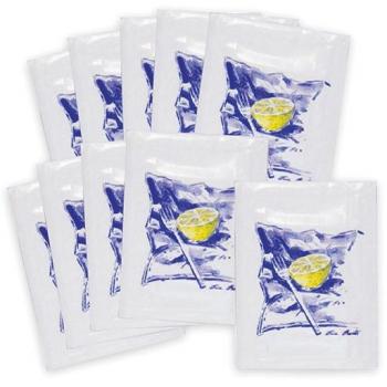 Boîte de rince-doigts citron (10 pièces)