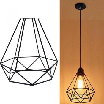 LED Black Iron Loft Pendant Lamp