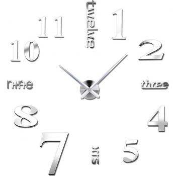 Gran Reloj 3D para Habitación y Oficina