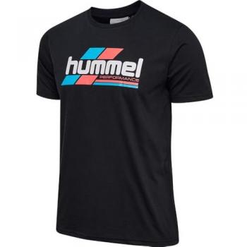 Male Hummel Pulse Black Graphic Shirt – Size L