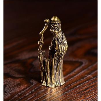 Figurine décorative de Bouddha en bronze antique MJ903