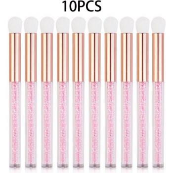 Brillance Sereine – Collection 10 Brosses Douces avec Tige à Paillettes
