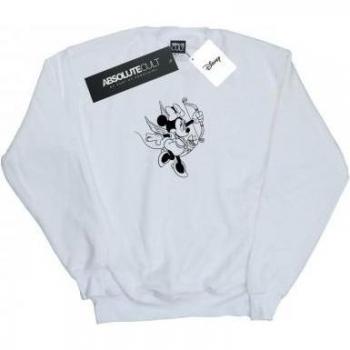 Minnie Mouse Love Cherub Women's Sweatshirt White