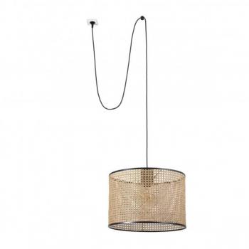 Lámpara colgante Faro Barcelona Mambo 45 cm negra