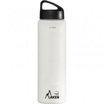 Cantimplora térmica Laken 1L acero inoxidable blanca