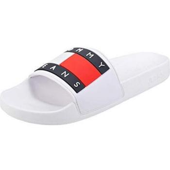 Tommy Hilfiger Damen Pantoletten weiß Gr. 37