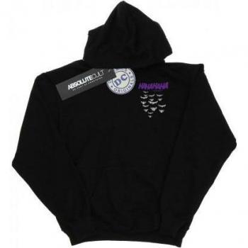 DC Comics Women's Batman Joker Smile Hoodie L black