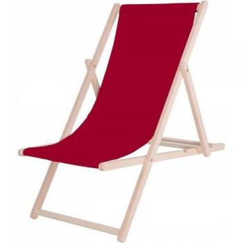 Chaise Longue de Jardín Plegable en Madera 120 kg