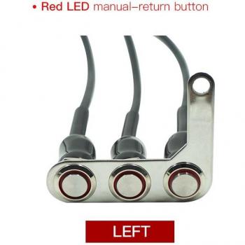 Interrupteur marche-arrêt moto guidon LED