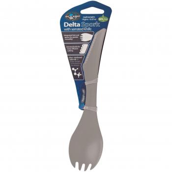 Sea to Summit Spork Delta 2‑en‑1 gris-noir
