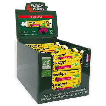 Présentoir Punch Power Speedgel Fruits Rouges – 40 unités