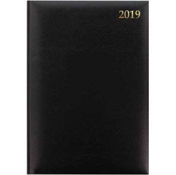 2019 Letts Group A4 Daily View Diary – Black