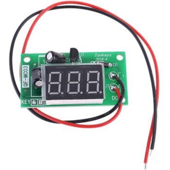 Acumulador de Módulo de Potencia 12V CC – Disparador y Pantalla Digital 0.36”
