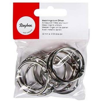 Anneau de reliure scrapbooking 32 mm × 9 mm – Design épuré