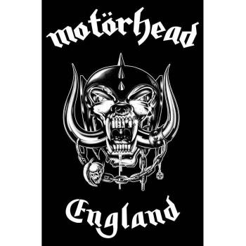 Póster Textil Motorhead Inglaterra Negro/Blanco