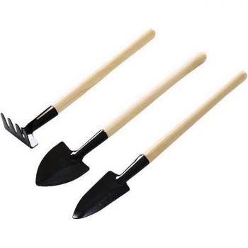 Wood Handle Mini Gardening Tools
