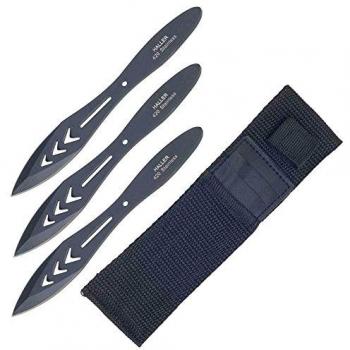 Haller Wurfmesser Set schwarz