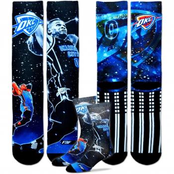 Calcetines Oklahoma City Thunder para niños (tamaño juvenil 4-8 años)