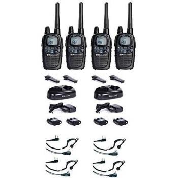 Midland 4er Funkgeräte Kofferset G7 Pro Plus mit integrierten Headsets