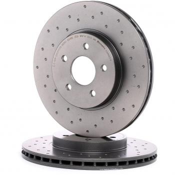 BREMBO Bromsskiva XTRA för MONDEO III 09.8665.1X
