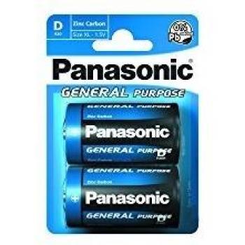 Pilha de Zinco Carvão R20 Panasonic