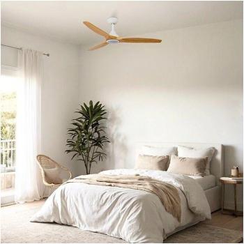 Ventilador VENTYLY Morelos Ø132, Aire Fresco + Luz Brillante Blanca