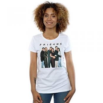 Abraza el Momento: Camiseta de Algodón Blanco con Fotografía de Damas