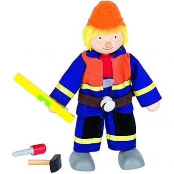 Goki Poupée flexible Ouvrier du bâtiment