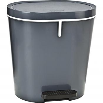 Cubo con pedal Pedalbin Oval 8 litros. Color Antracita