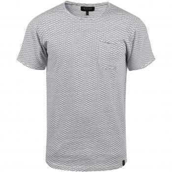 Indicode Albin Herren T-Shirt Kurzarm Shirt Mit Rundhalsausschnitt Aus 100% Baumwolle, Größe:M, Farbe:Navy