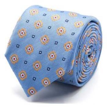 Cravate Jacquard bleu 8cm